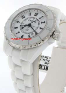 Chanel H0968 J12 White Ceramic Quartz 33 mm Ladies Watch !  