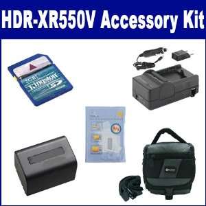  Sony HDR XR550V Camcorder Accessory Kit includes: SDM 109 