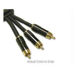  6ft Sonicwave RCA Audio/Video Cable Gray Electronics