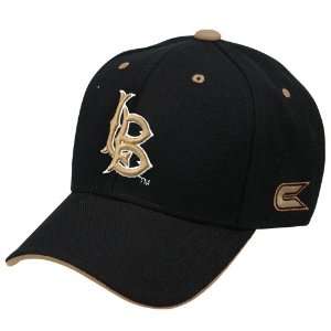  Long Beach State 49ers Black Champ III Hat: Sports 
