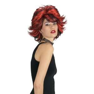  CHOPPY WIG RED AND BLACK Toys & Games