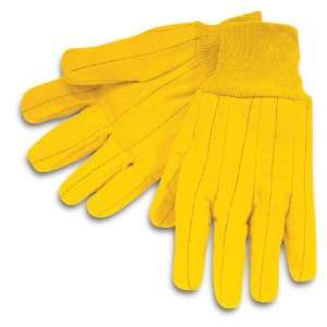   Knit Wrist Chore Glove Yellow Knit Wrist Chore, Cotton Work Glove