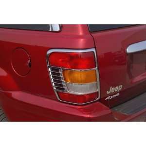   Chrome Tail Lamp Covers, for the 2005 Jeep Grand Cherokee Automotive
