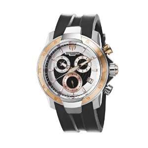   : TechnoMarine Mens 609025 UF6 Chronograph Black Dial Watch: Watches