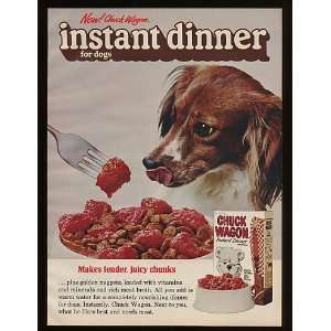  1971 Chuck Wagon Dog Food Collie Print Ad (9419): Home 