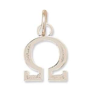  Greek Alphabet Letter Charm   Omega: Jewelry