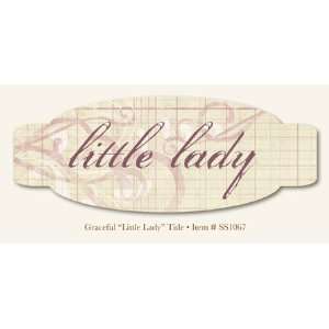  So Sophie Graceful Die Cut Cardstock Title Little Lady 