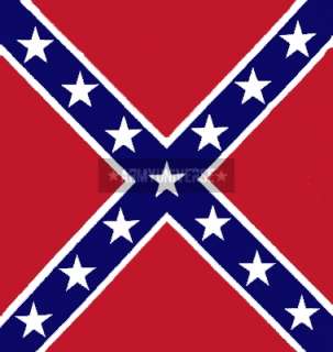 Rebel Confederate Flag Biker Cotton Bandana (22 x 22)  