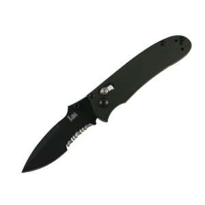  H&K Snody Axis Lock Knife with Foliage Green G10 Handle 