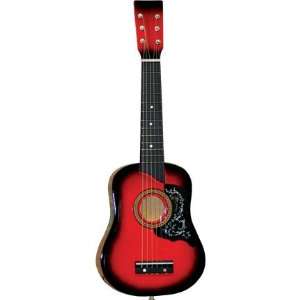  25 Childrens Mini RED Acoustic Guitar / Kids: Musical 