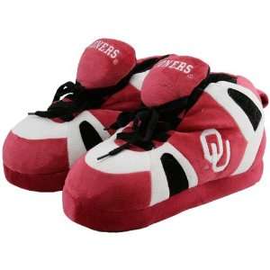   Sooners Unisex Crimson Sneaker Slippers (Large): Sports & Outdoors