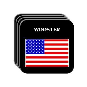  US Flag   Wooster, Ohio (OH) Set of 4 Mini Mousepad 