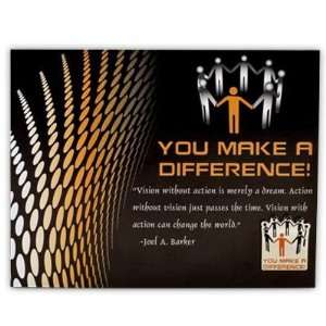  You Make a Difference Quote Card & Pin Jewelry