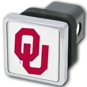 University of Oklahoma Sooners   Trailer Hitch Cover   Classic OU 