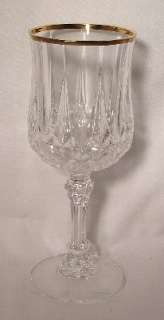 CRIS DARQUES DURAND crystal LONGCHAMP Gold pttrn WINE  