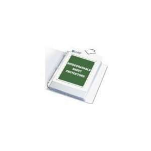   Line Biodegradable Sheet Protectors   10pk Clear: Office Products