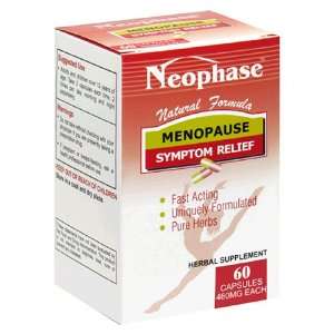  Neophase Herbal Supplement, Menopause Symptom Relief, 60 