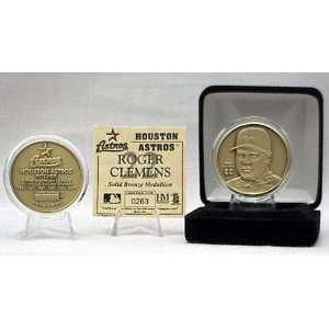  Roger Clemens Houston Astros Bronze Coin Sports 