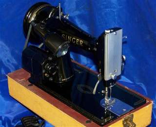 SINGER 99K SEWING MACHINE SERVICED READY TO SEW A BEAUTY ORIGINAL CASE 