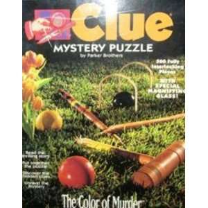  Clue Mystery Puzzle  the Color of Murder Toys & Games