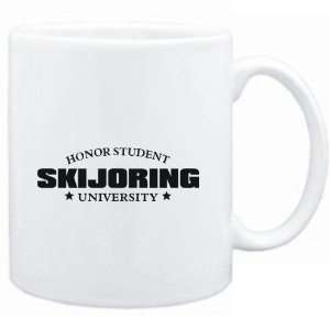  Mug White  Honor Student Skijoring University  Sports 