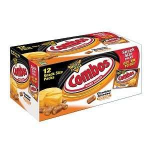 Combos Cheddar Cheese Pretzel Snack Size Packs, 12 ea  