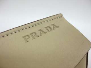 Auth PRADA Leather Shoulder Bag LAVANDA (ivory) B10320 (UJ95728 