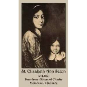   Ann Seton Holy Prayer Card Sisters of Charity Founder 