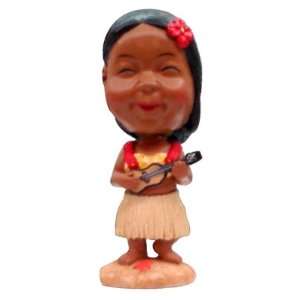  Hawaiian Sistah Mini Bobble head Doll: Toys & Games