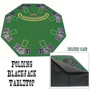    Trademark Poker Folding Blackjack Table Top