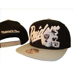 Oakland Raiders Mitchell & Ness Adjustable Snap Back Baseball Cap Hat