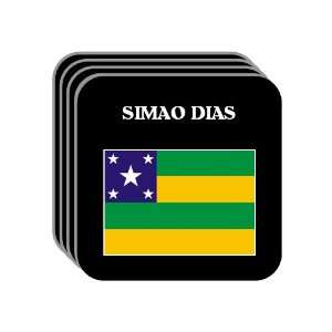  Sergipe   SIMAO DIAS Set of 4 Mini Mousepad Coasters 