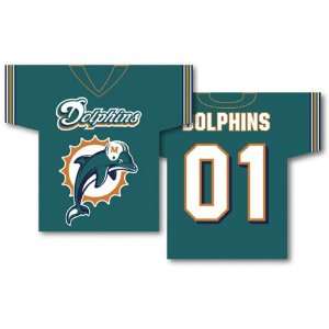   Dolphins NFL Jersey Design 2 Sided 34 x 30 Banner 