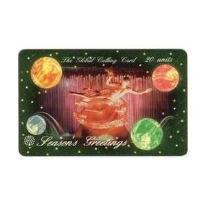  Collectible Phone Card: AZA CommNET 20u Holiday 1993 