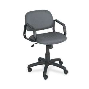  Safco  Cava Collection Mid Back Swivel/Tilt Chair, Black 