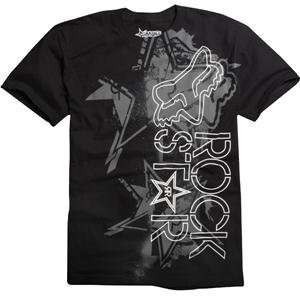  Fox Racing Rockstar Showbox T Shirt   2X Large/Black 