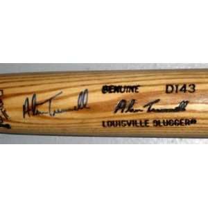  Alan Trammell Signed Baseball Bat   Louisville Slugger 