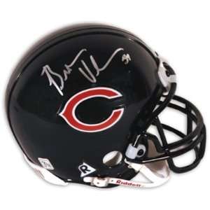  Brian Urlacher Signed Bears Mini Helmet