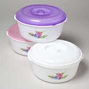   Food Storage Container W/Flower Design Case Pack 72: Everything Else