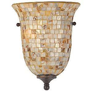    Monterey Mosaic Flush Wall Sconce by Quoizel