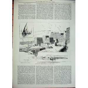  1882 Egypt Girgeh Tombs Sheikhs River Nile Montbard: Home 