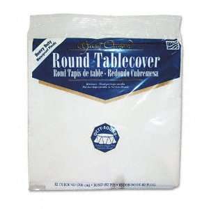  Creative Converting  Plastic Tablecovers, 82 Round 
