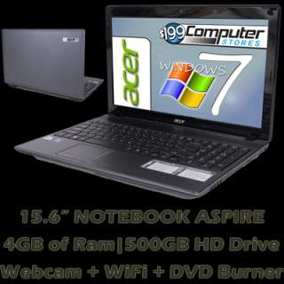   + Windows 7 with Warranty Notebook Laptop Computer WiFi; 4 GB of Ram