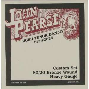  John Pearse Tenor Banjo Customs, .013   .040, 2025H 