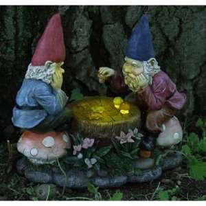  Solar Gnomes Playing Checkers: Home & Kitchen