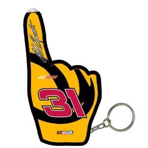  Jeff Burton NASCAR Number 1 Fan Led Key Chain: Sports 