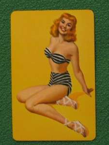 SWIMSUIT BEAUTIES PINUP GIRL PLAYING CARDS VINTAGE MINT  