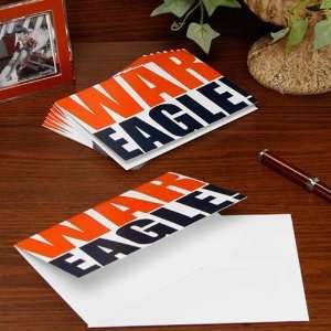  NCAA Auburn Tigers Slogan Note Cards