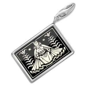 FotoCharms Virgo (August 24 September 23)   Charm with Lobster Clasp 