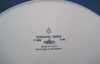 Corning Cornflower Blue Pie Plate  